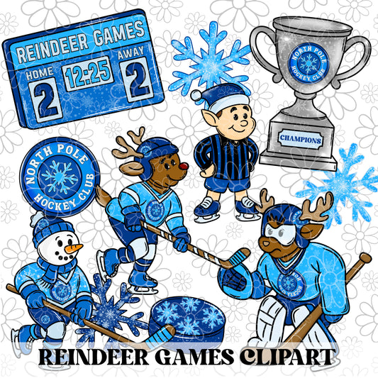 Reindeer Games CLIPART | October Clipart 25’