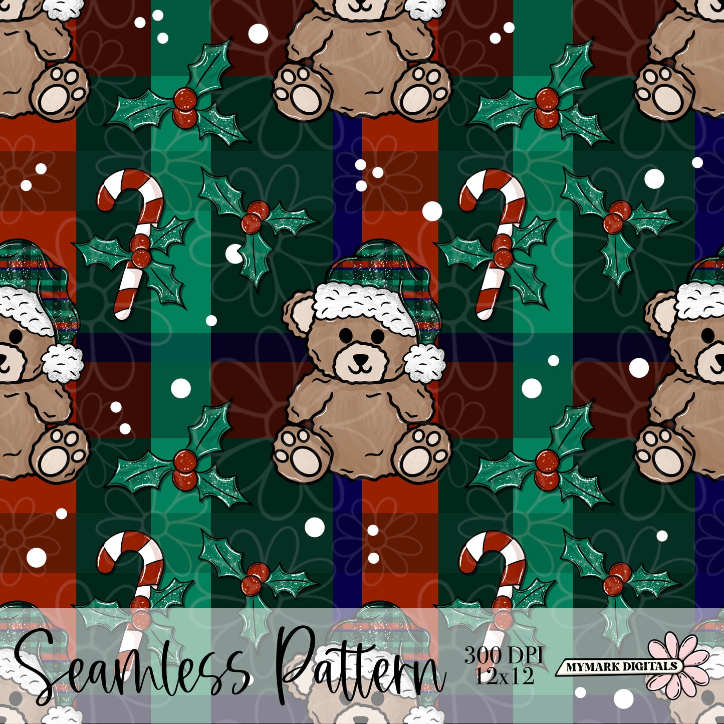 RL Bear Plaid Dark | Seamless | October 25’