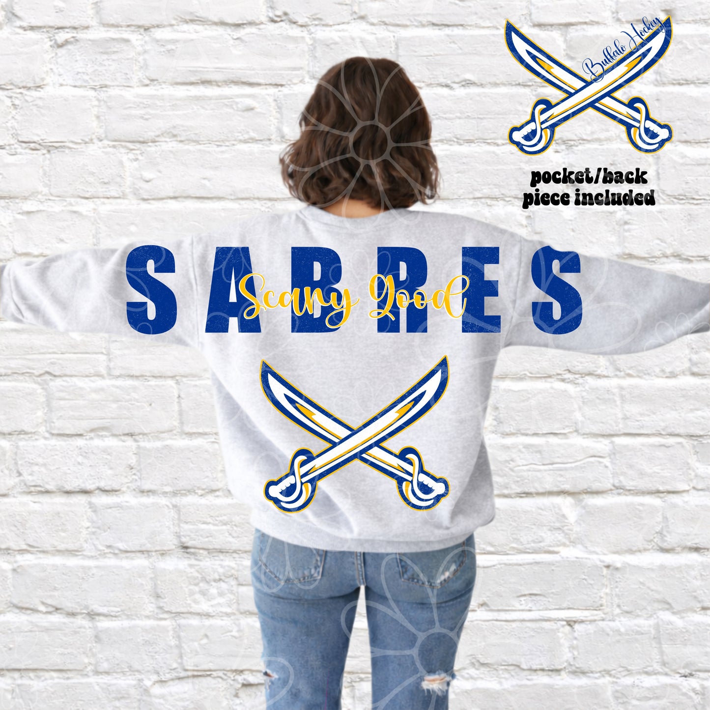 Scary Good Big Pack Buffalo Hockey | PNG | multiple colorways