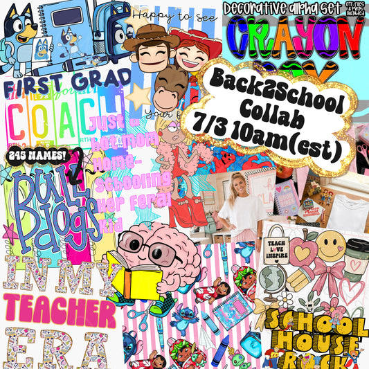 Back 2 School Collab | 9 Designers | Mega Collab