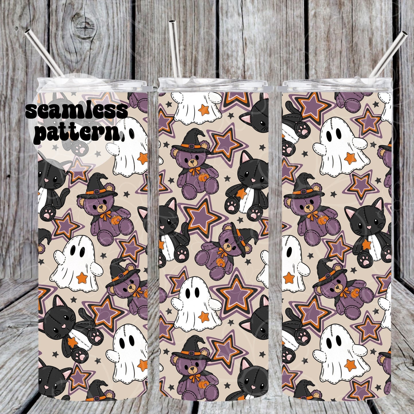 Cutesy Halloween Plushies Seamless - | Repeating Pattern  | July 2026