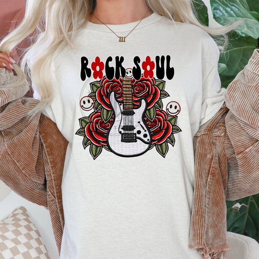 Rock Soul : FAUX EMBROIDERY : PNG