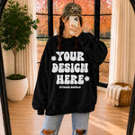 Bundle | Gildan 18000 Crewneck Sweatshirt Mockups | Ball Cap and Mirror Selfie Mock Ups | Fall Mockups | 16 Mocks