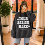 Bundle | Gildan 18000 Crewneck Sweatshirt Mockups | Ball Cap and Mirror Selfie Mock Ups | Fall Mockups | 16 Mocks