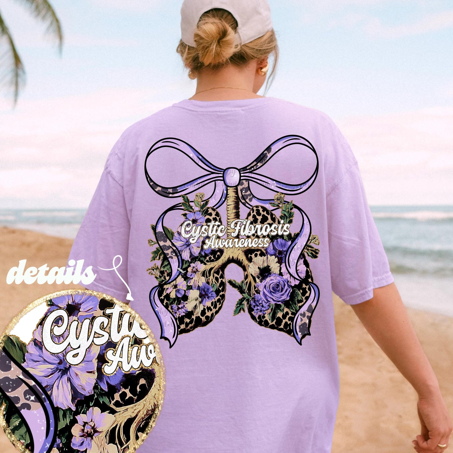 Cystic Fibrosis Awareness | Digital Download | PNG | Instant Download | Sublimation | DTF