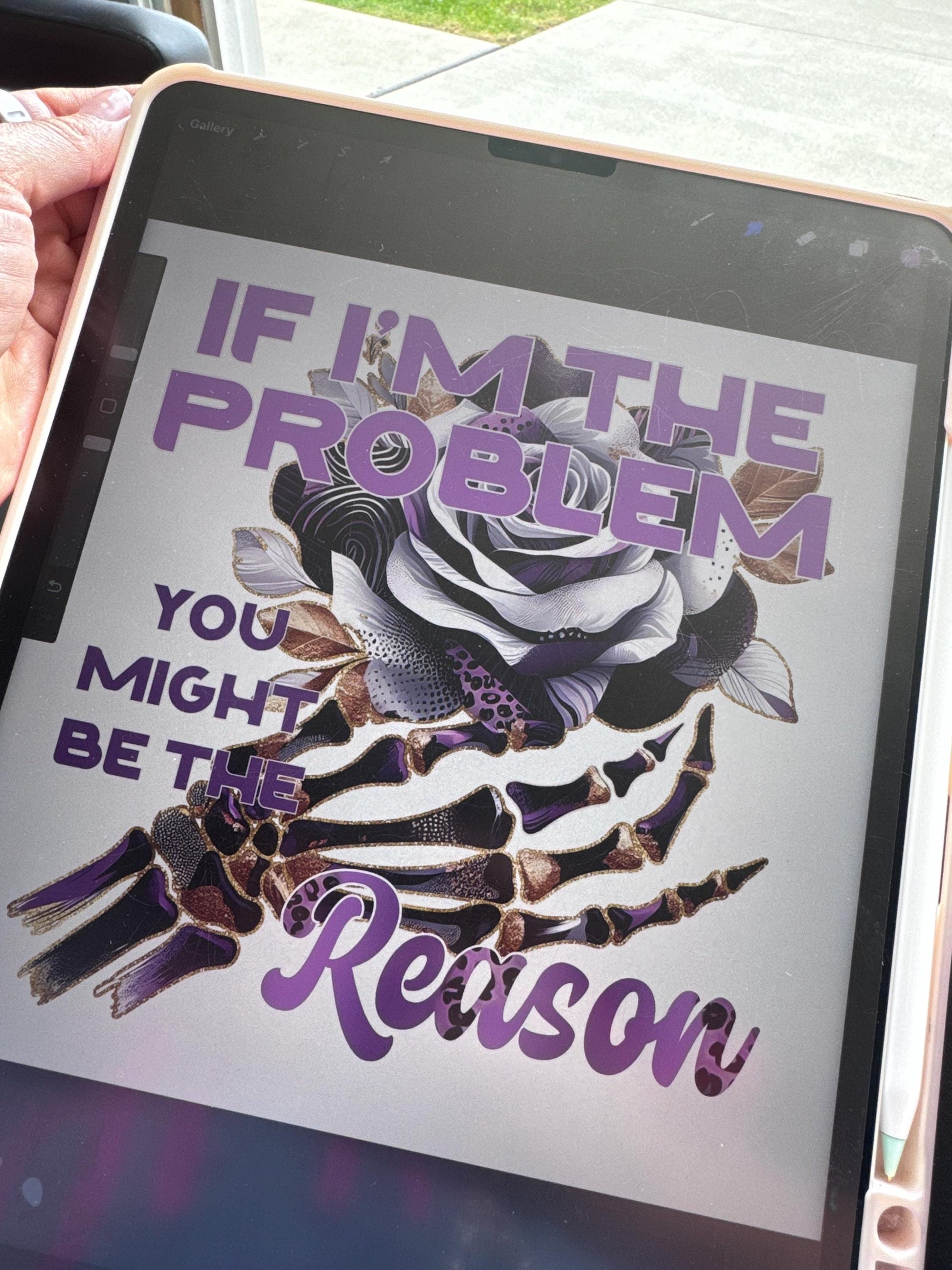 You might be the reason | Lyric PNG | Instant Download | Sublimation | DTF