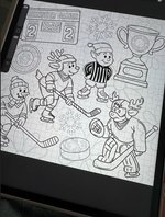 Reindeer Games CLIPART | October Clipart 25’